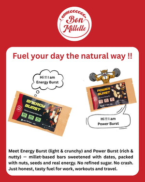 Power Your Day the Natural Way: Bon Millette’s Energy Burst & Power Burst Bars