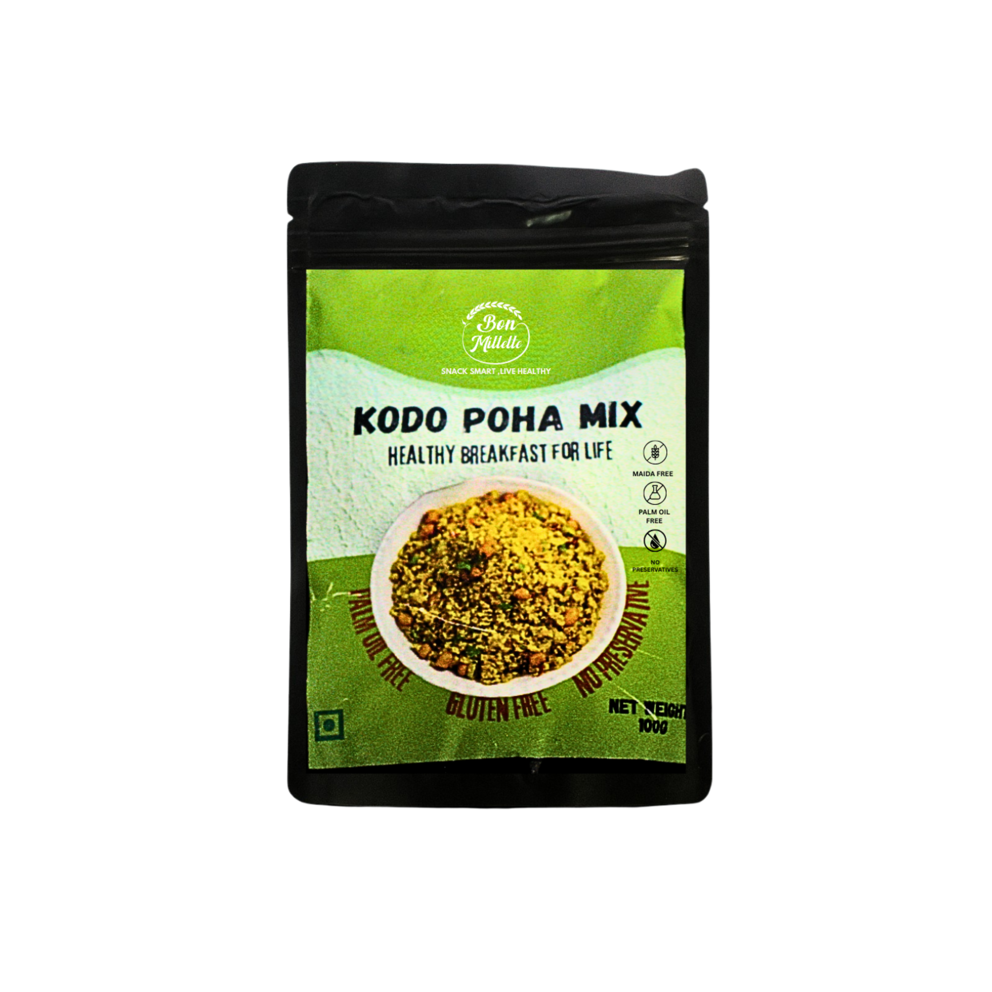 Kodo Poha Mix - Healthy Millet Breakfast, No Sugar