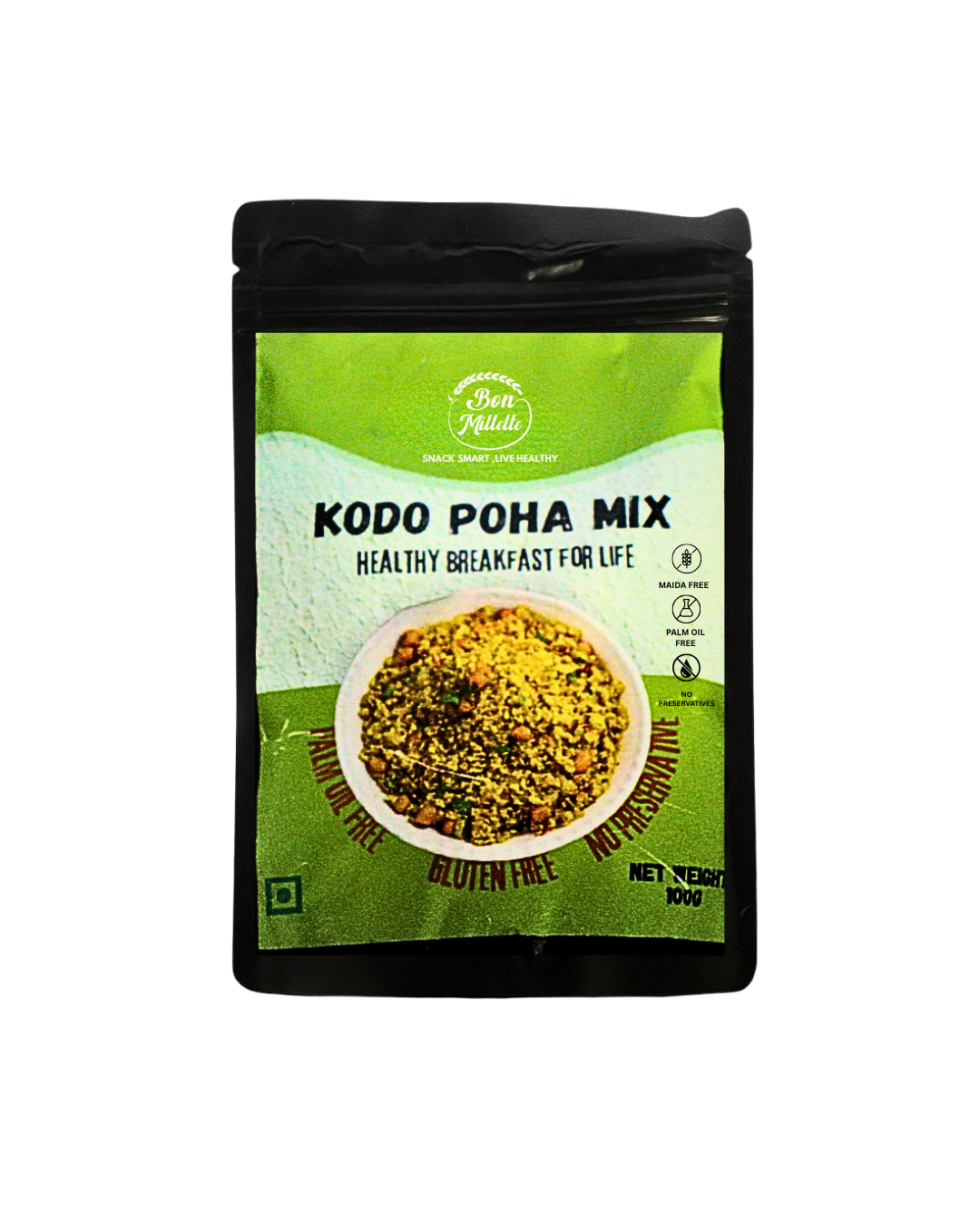 Kodo Poha Mix - Healthy Millet Breakfast, No Sugar