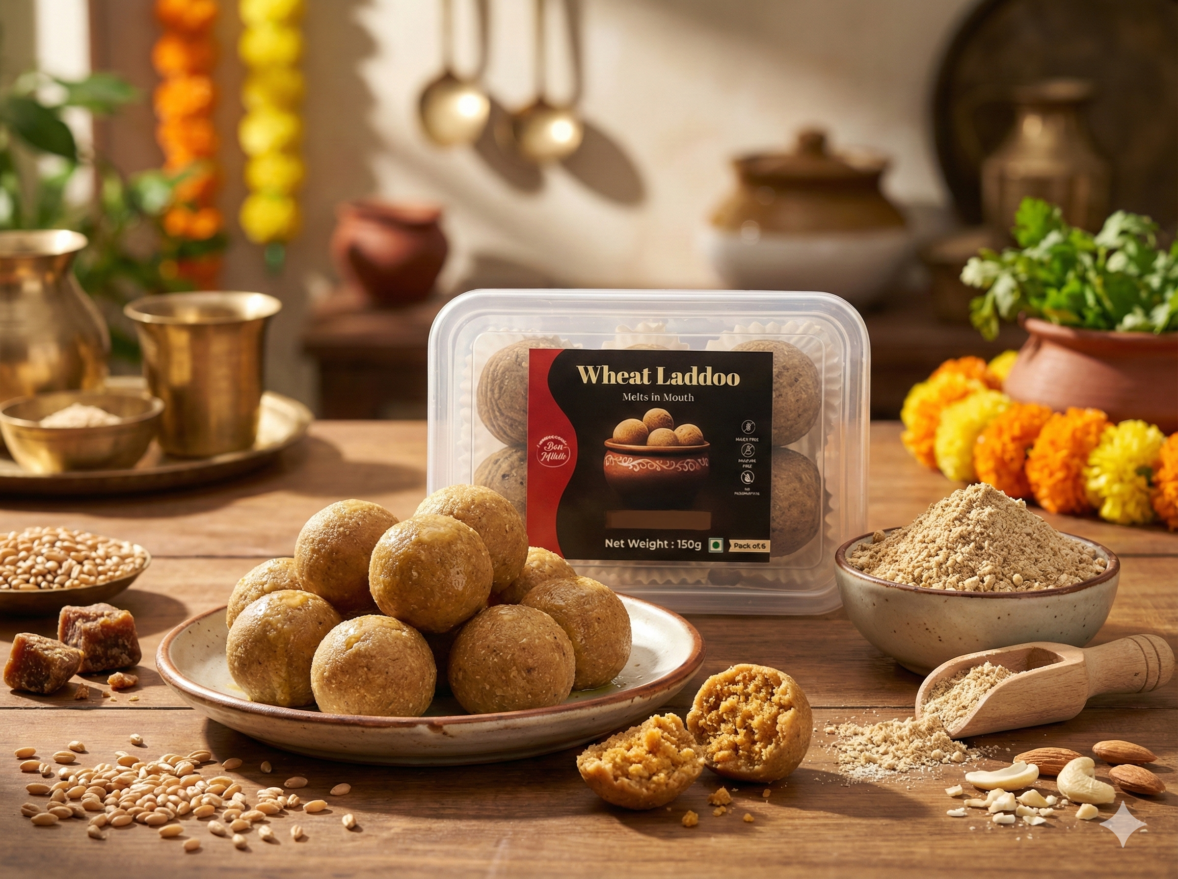 Wheat Laddoo