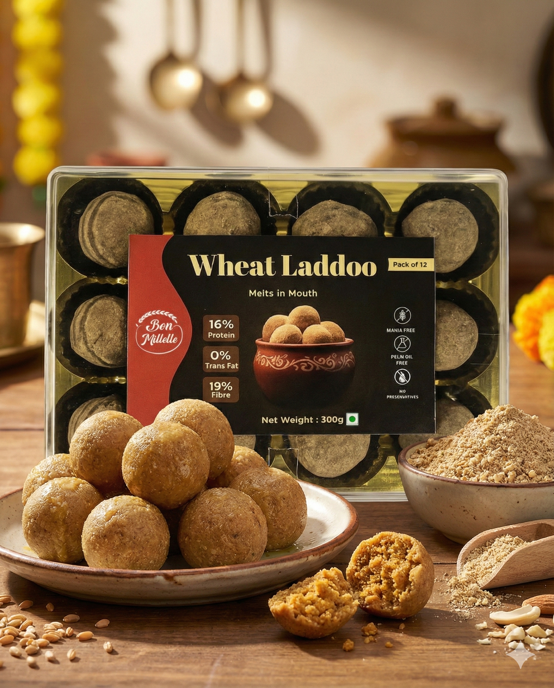 Wheat Laddoo